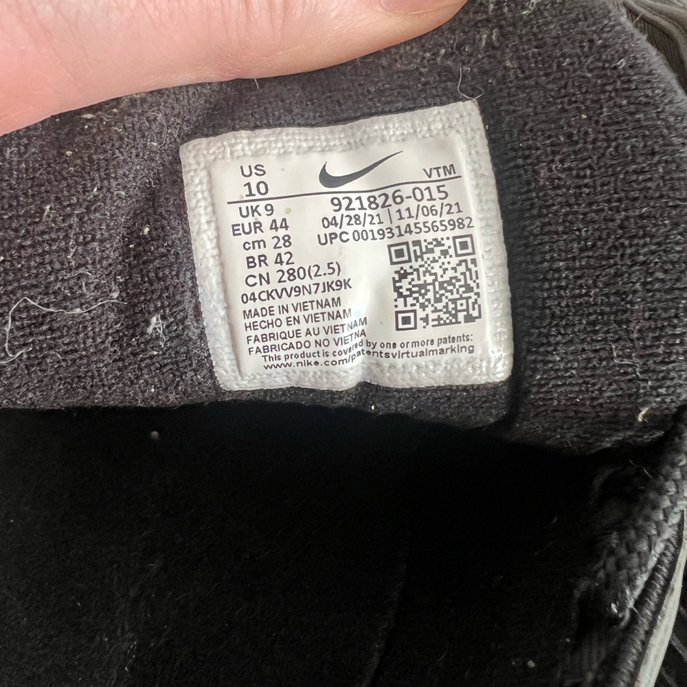 Nike Dark Charcoal Athletic Shoes